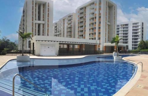 Villeta Apartamento | AquaLuxe Apto, Aire-Acondicionado, balcon, cocina - hasta 7 Personas