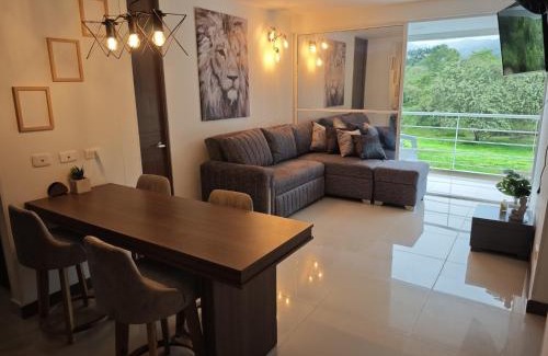 Villeta Apartamento | AquaLuxe Apto, Aire-Acondicionado, balcon, cocina - hasta 7 Personas