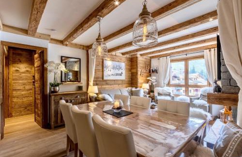 Arc-1950 Apartamento | Arc 1950, ambiance chalet luxe 5/7pers dans résidence 5* skis aux pieds avec SPA