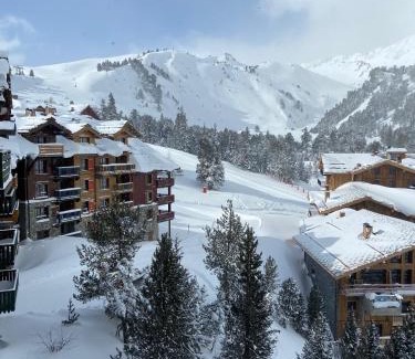 Arc-1950 Apartamento | Arc 1950, ambiance chalet luxe 5/7pers dans résidence 5* skis aux pieds avec SPA