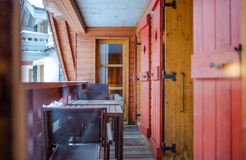 Arc-1950 Apartamento | Arc 1950, Hameau du Glacier, Top floor, 65m2, Fireplace, South-facing balcony, Swimming pool