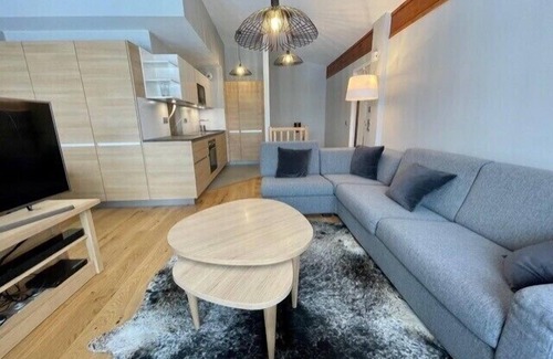 Arc-1800 Apartamento | Arcs 1800 ski in ski out apartamento de lujo con piscina / spa y vista al Mont Blanc
