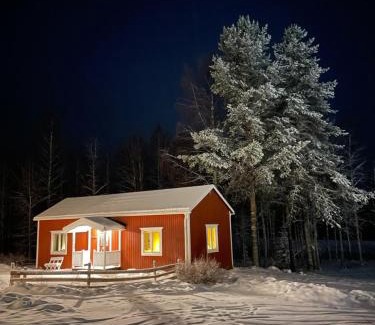 Jorn Casa | Arctic Hearts - Kleines Schwedenhaus im Wald am See