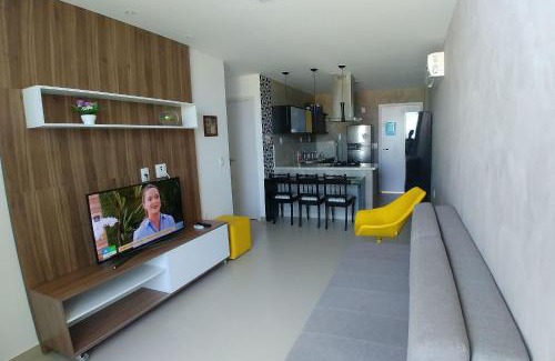 Barra Mar Apartamento | Areias do Mar ! Charmoso e com Ar na Sala A318