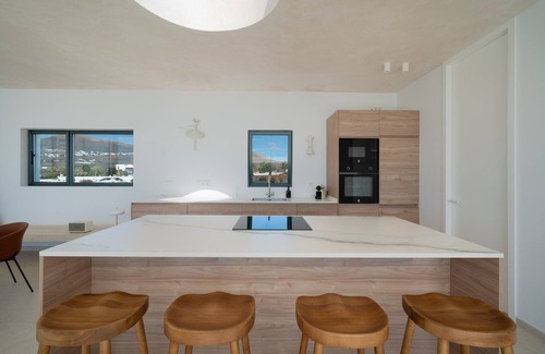 Tias Villa | Areté. Casa Tierra, con increíble terraza y vistas panorámicas al mar.