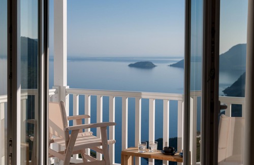 Alonissos Apartamento | Armonia Boutique Hotel: habitación superior espectacular con vistas al mar