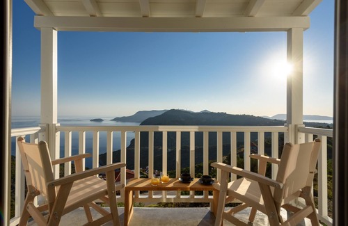 Alonissos Apartamento | Armonia Boutique Hotel: habitación superior espectacular con vistas al mar