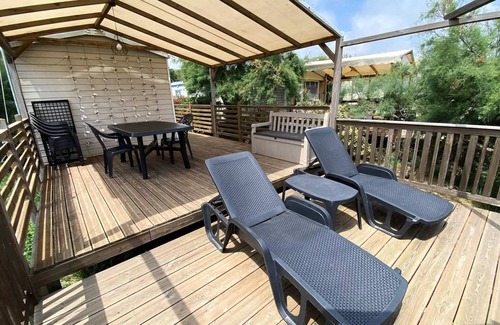 Villeneuve-les-Maguelone Casa | Arnel Campsite ** - Mobile home Flamingo - View pond - 2 ch - 4 people