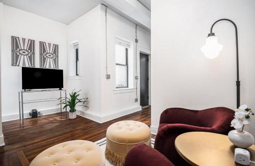 Downtown Omaha Apartamento | Art Deco Dream Chic 1BR in Midtown