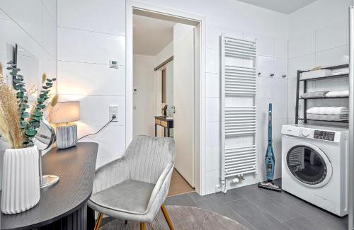 Leipziger Vorstadt Apartamento | Art Deco Residence Elbblick Parken Küche