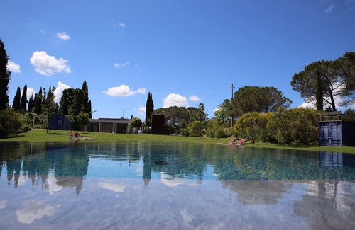 Santarello Villa | Piscina privada y aire acondicionado en un impresionante loft de diseño / arte en el campo de Montalcino
