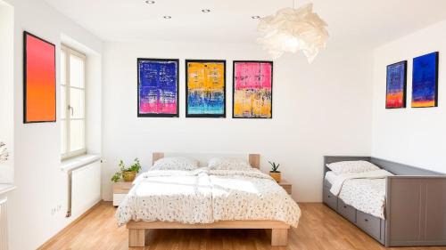 Ceske Budejovice Apartamento | ART room with rooftop dinner or breakfast