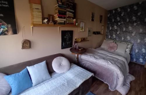 Ljubljana Casa | art room with shared bathroom in Rose resort