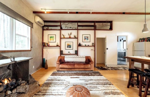 Kerhonkson Casa | Art Studio Retreat with Sauna Fireplace Forest Views | Dream House in the Gunks