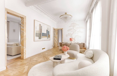 8th Arrondissement Apartamento | Artistic Luxury Apartment 3CH/8P - Hôtel Bristol