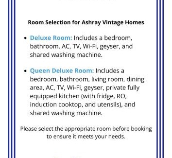 LB Nagar Apartamento | Ashray - Vintage Homes