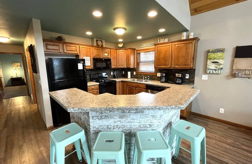 Spring Brook Casa | Aspen Chalet @ Spring Brook Resort | Increíble chalet de dos pisos en Wisconsin Dells