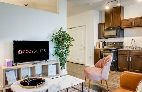 McNeil Apartamento | Astonishing Cozysuites on I-35 w Pool Parking 11