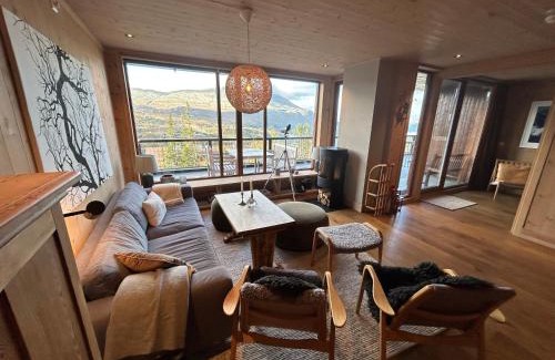 Atra Apartamento | Astonishing Mountain Lodge at the top of Gaustablikk, 25m2 west facing terrace, 3 bedrooms