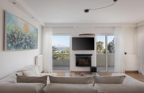 Varkiza Apartamento | Athenian Riviera Sea View Penthouse