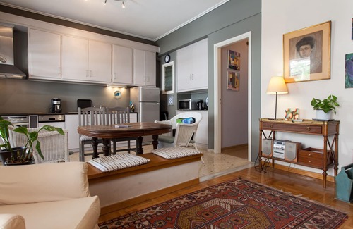 Exarhia Apartamento | Centro de Atenas, apartamento de artista para 4