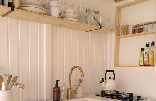 Menaldum Cabaña | Atmospheric tiny house with private garden
