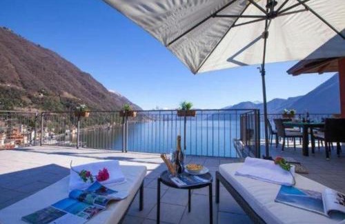Argegno Apartamento | Attico Con Grande Terrazza vista Lago