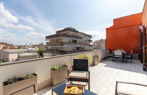 Oristano Apartamento | Attico180 - Attico in centro con Terrazza - Wifi e Netflix