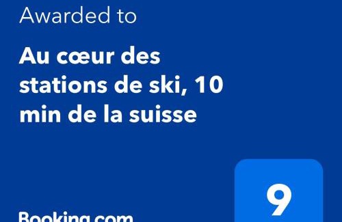 Damprichard Apartamento | Au cœur des stations de ski, 10 min de la suisse