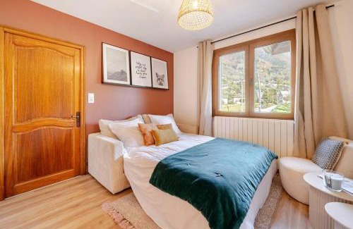 Taninges Apartamento | Au centre cosy et neuf proche station ski parking terasse