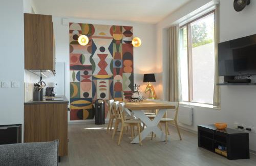 Quartier Saint-Leon Apartamento | Au Cheval Blanc - Appartement Familial 6P Parking privé proche Colmar Centre