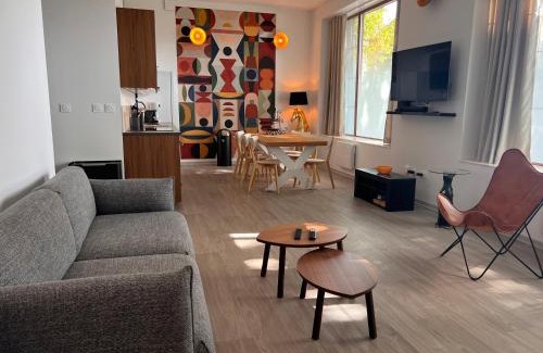 Quartier Saint-Leon Apartamento | Au Cheval Blanc - Appartement Familial 6P Parking privé proche Colmar Centre