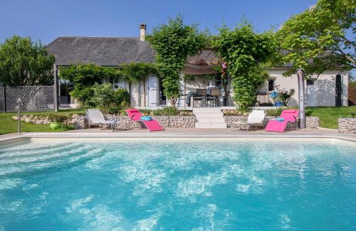 Monteaux Chalet De Esquí | Au Coeur du Bien-Etre, chalet avec piscine chauffée et couverte, SPA, sauna, massages