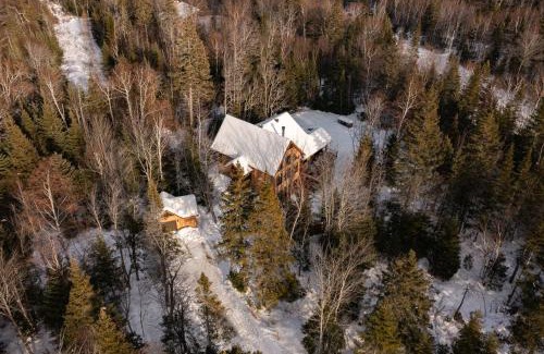 Petite-Riviere-Saint-Francois Chalet De Esquí | Au Grand Merisier : Chalet alpin