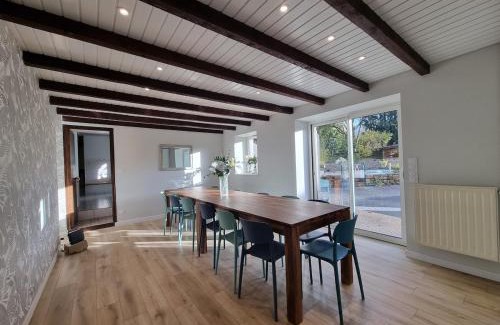 Saint-Quentin-sur-le-Homme Casa | Au Mont De La Quintine # Piscine & Jacuzzi #