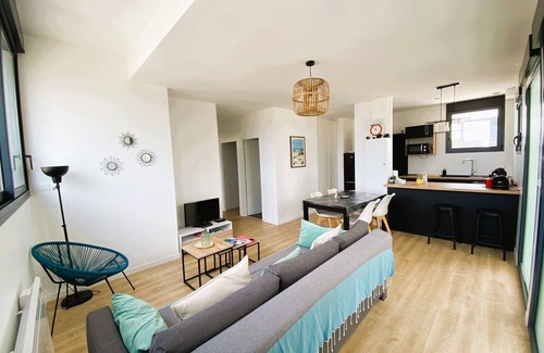 Mimizan-Plage Apartamento | Au Pied de la Dune, Terrasse de L'océane A12 3
