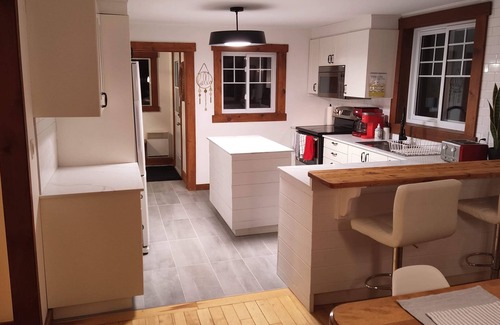 Huberdeau Chalet De Esquí | Au Tournant de La Rouge ♥ Spa & Sauna Vibe ☼