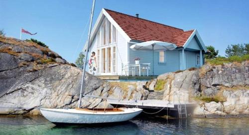 Steinsland Apartamento | Austefjorden Fjordsuite med Panoramautsikt