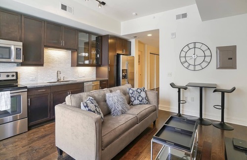 Waller Creek District Apartamento | Austin Grand Studio Apartment