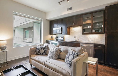 Waller Creek District Apartamento | Austin Grand Studio Apartment