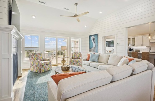 Pine Island Casa | Austin -- New Construction Oceanfront 11BR with Elevator, Fire Pit, Pool, Fitness Room and More!