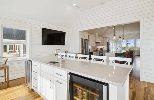 Pine Island Casa | Austin -- New Construction Oceanfront 11BR with Elevator, Fire Pit, Pool, Fitness Room and More!