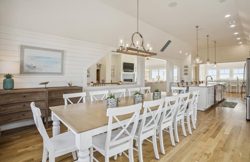 Pine Island Casa | Austin -- New Construction Oceanfront 11BR with Elevator, Fire Pit, Pool, Fitness Room and More!