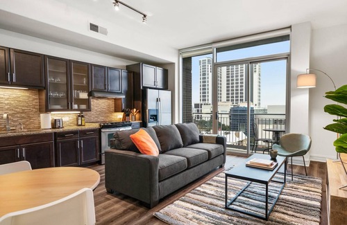 Waller Creek District Apartamento | Austin Stylish 1BD 1BA Apartment