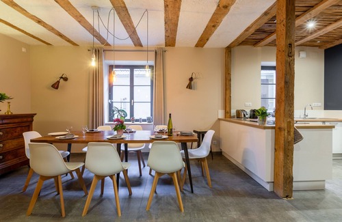 Epfig Casa | granja XVIII cuerpo de auténtico lujo en el corazón de los viñedos de Alsacia