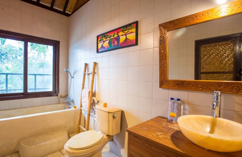 Ubud Casa | Balcón superior auténtico balinés