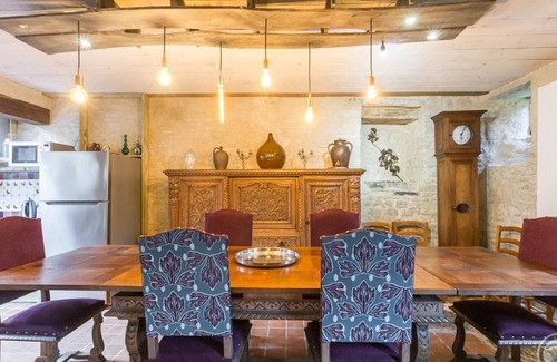 Saint-Lo-d'Ourville Cabaña | Auténtico manoir medieval con jardín cerrado, se aceptan mascotas, parking y wifi