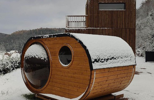 Rosteig Casa | Aux Sons des Cloches - Chalet avec Jacuzzi, Sauna et vue panoramique