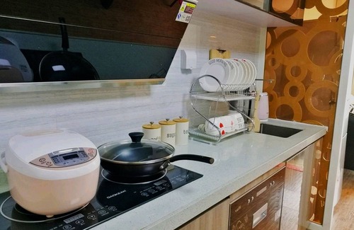 Futian Apartamento | Avatar American Style Large Queen Bed Apartment