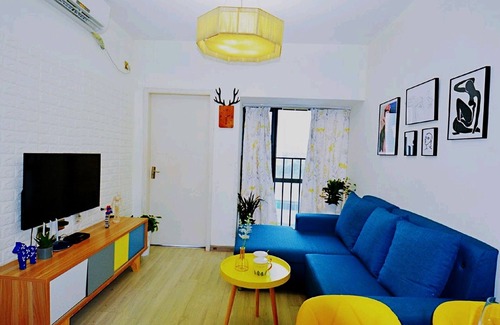 Futian Apartamento | Avatar City Zebra Large Queen Bed & High Rise View